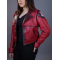 Women's Arcane Vi Jacket League of legends Vi Cosplay Costume Red Jacket